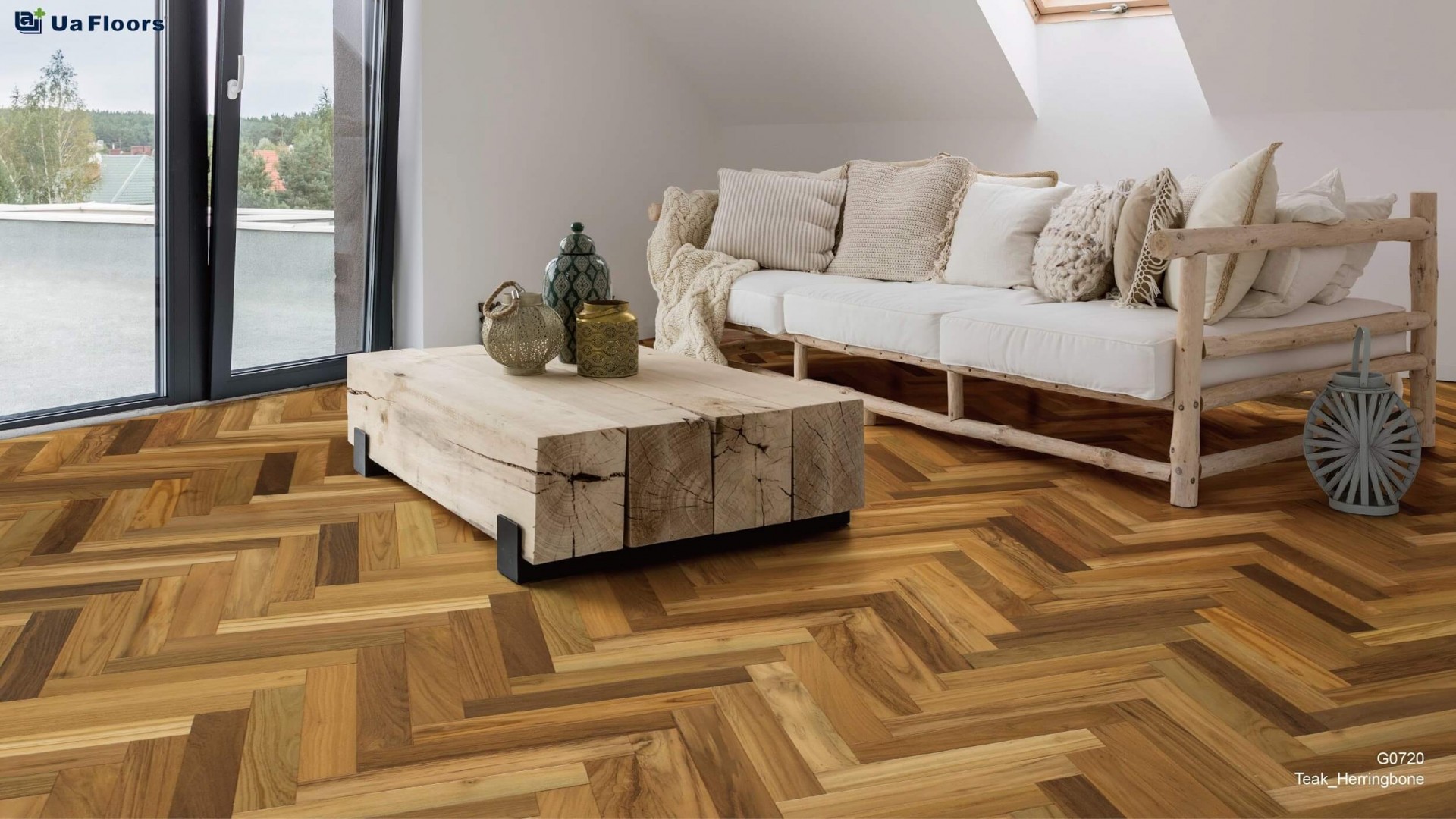 Nordic Interior style exotic hardwood flooring