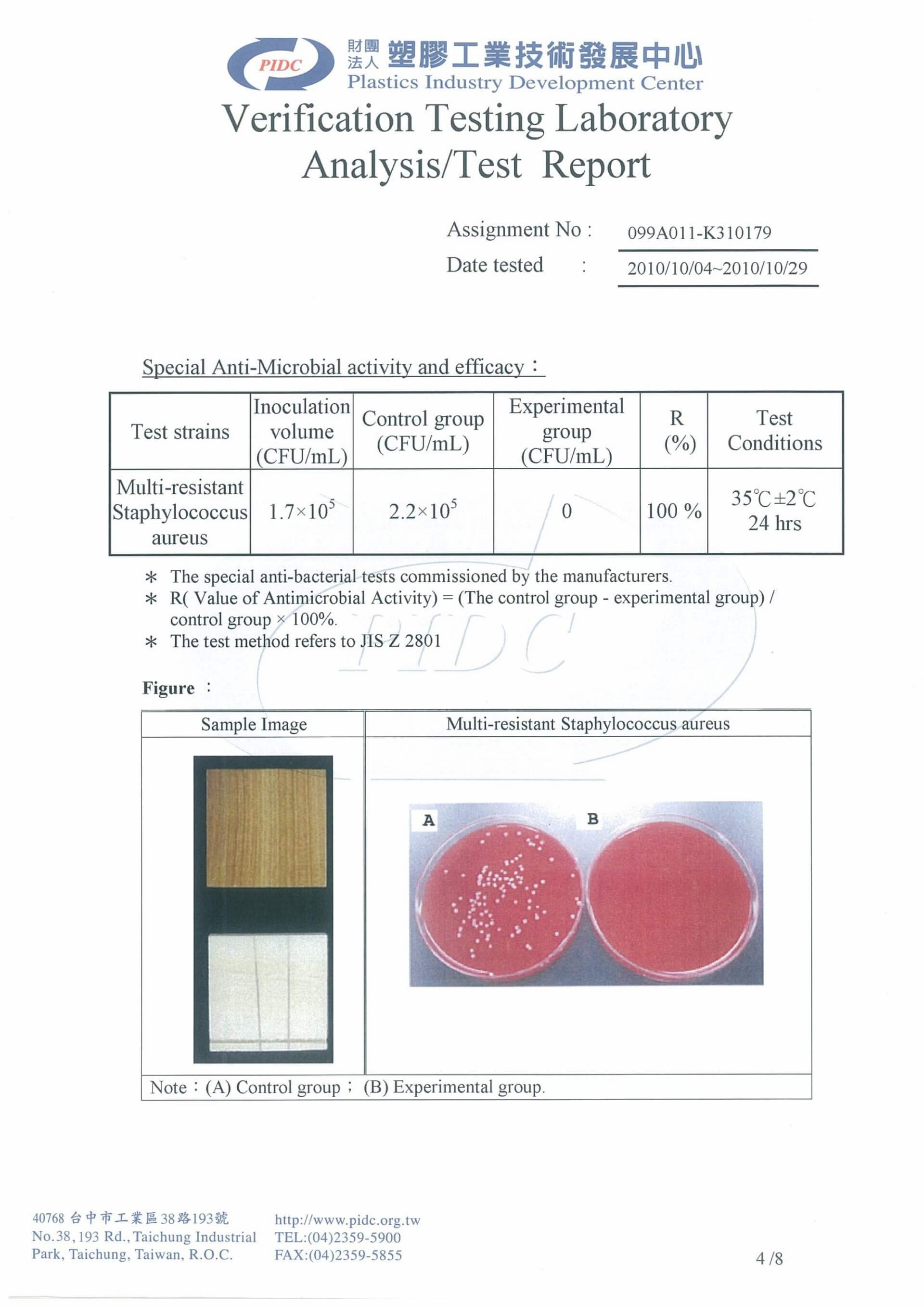 Test Report for Multi-resistant and Staphylococus-aureus