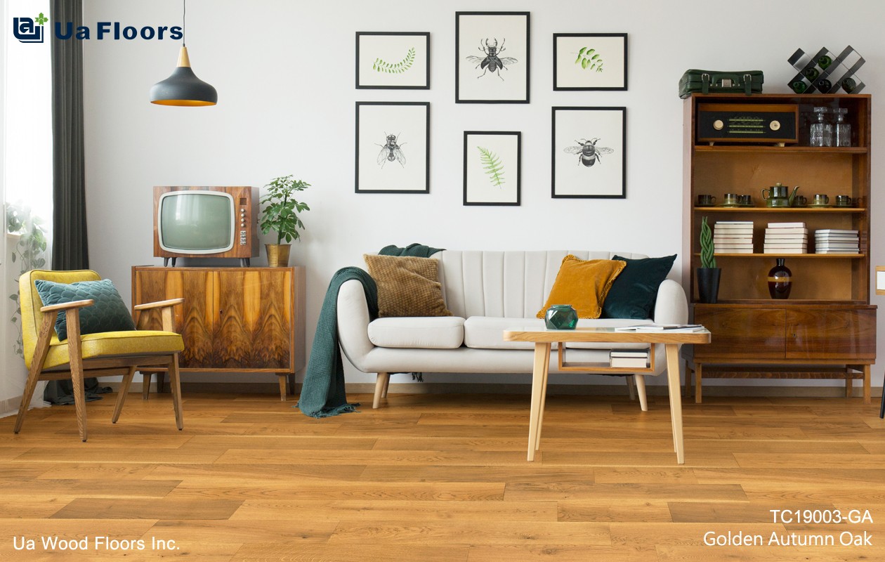 Ua Floors - PRODUCTS|Golden Autumn Oak Engineered Hardwood Flooring 