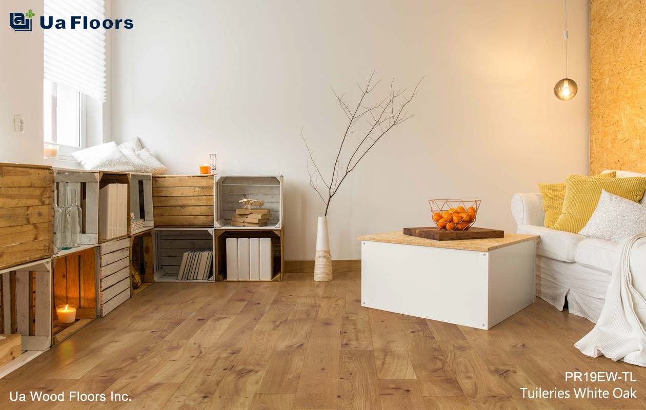 Ua Floors - PRODUCTS|Tuileries White Oak Engineered Hardwood Flooring