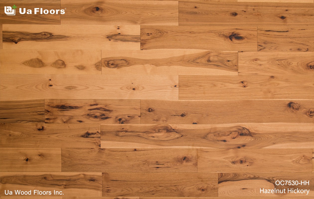 Ua Floors - PRODUCTS|Hazelnut Hickory Engineered Hardwood Flooring