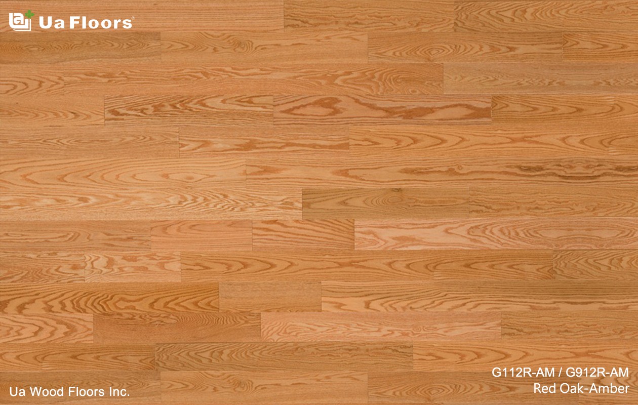 Ua Floors - PRODUCTS|Red Oak Amber Engineered Hardwood Flooring
