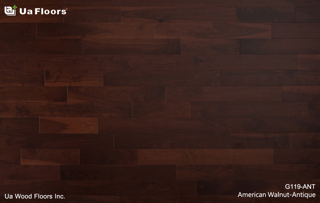 Ua Floors - PRODUCTS|American Walnut-Antique Engineered Hardwood Flooring