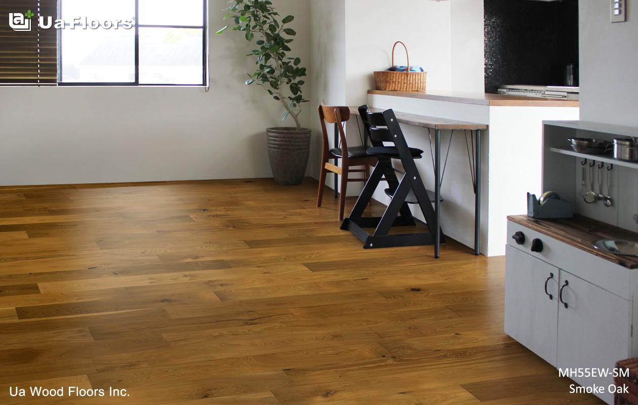 Ua Floors - PRODUCTS|Smoke Oak Engineered Hardwood Flooring 