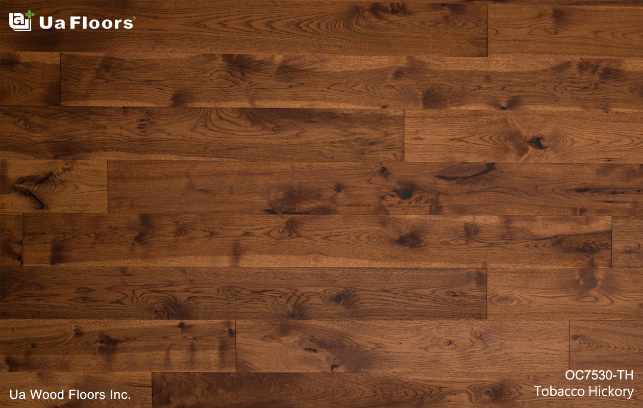 Ua Floors - PRODUCTS|Tobacco Hickory Engineered Hardwood Flooring