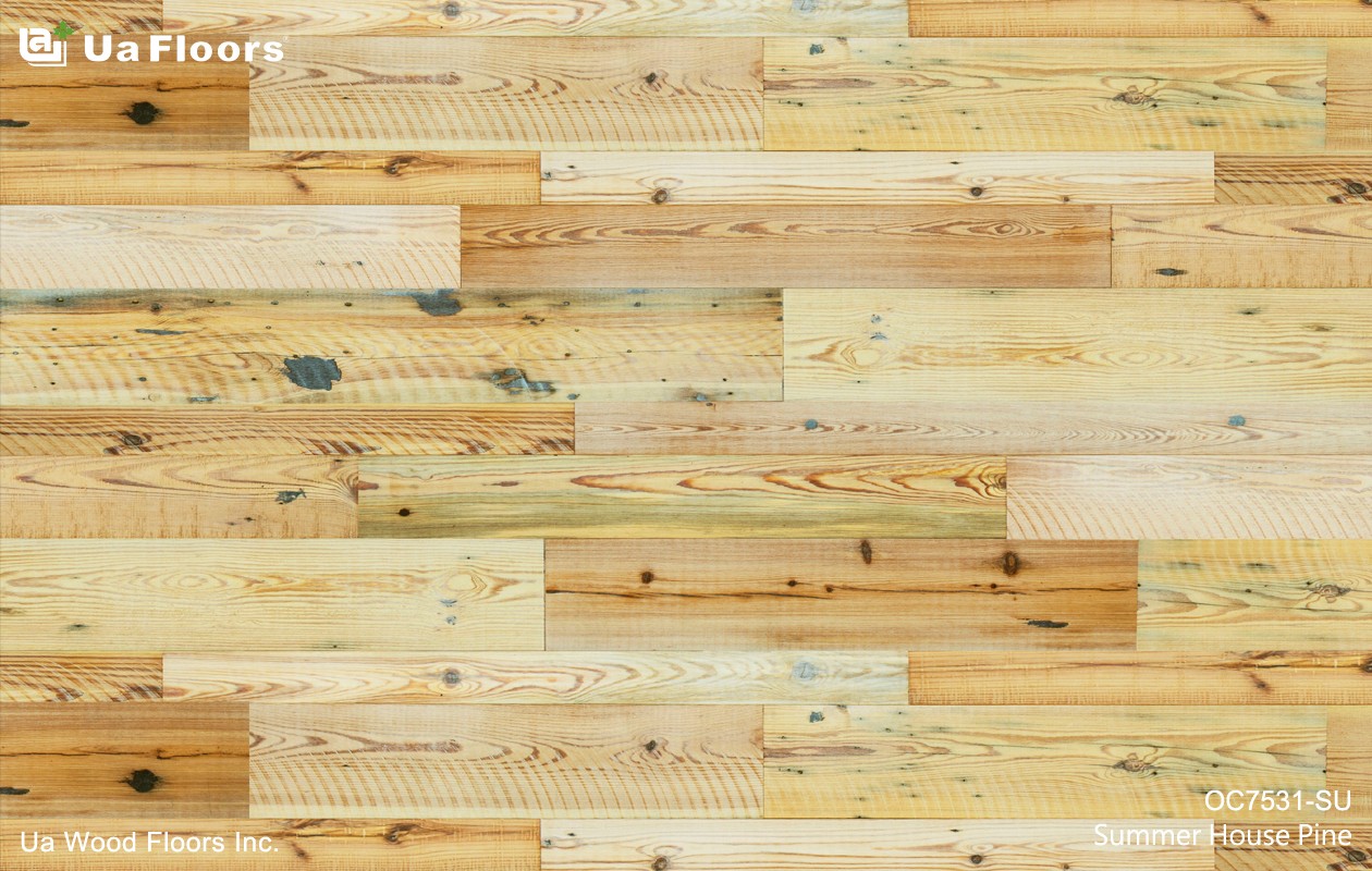 Ua Floors - PRODUCTS|Summer House Reclaimed Pine Engineered Hardwood Flooring 