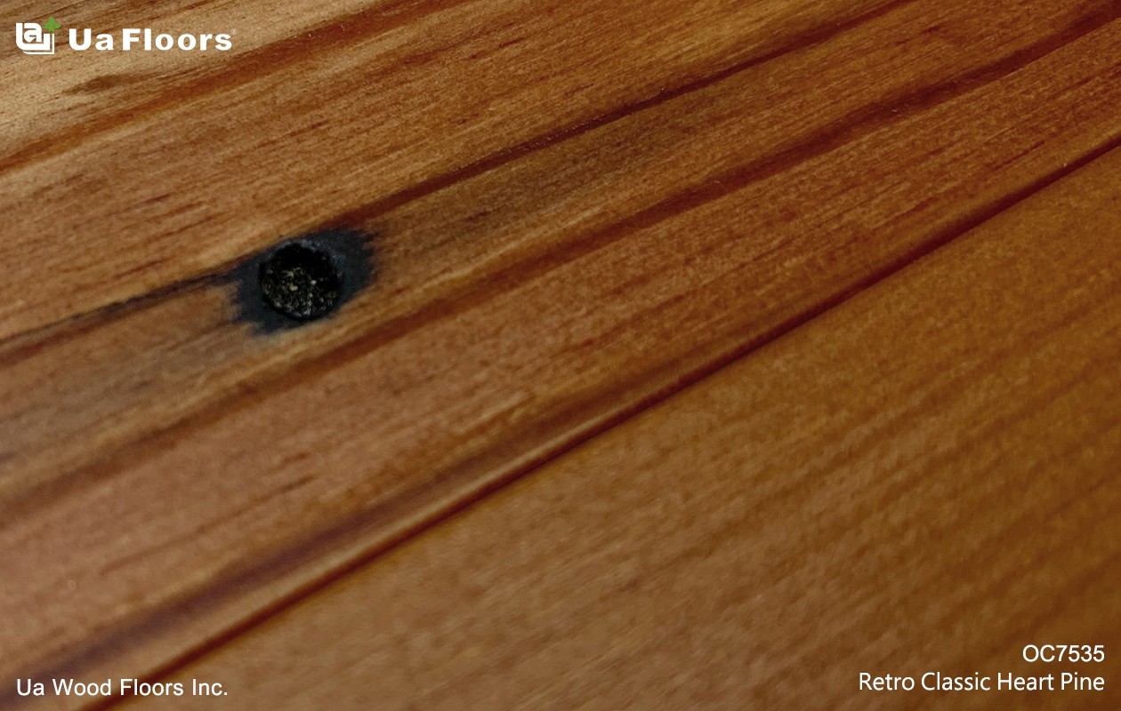 Ua Floors - PRODUCTS|Retro Classic Heart Pine Engineered Hardwood Flooring