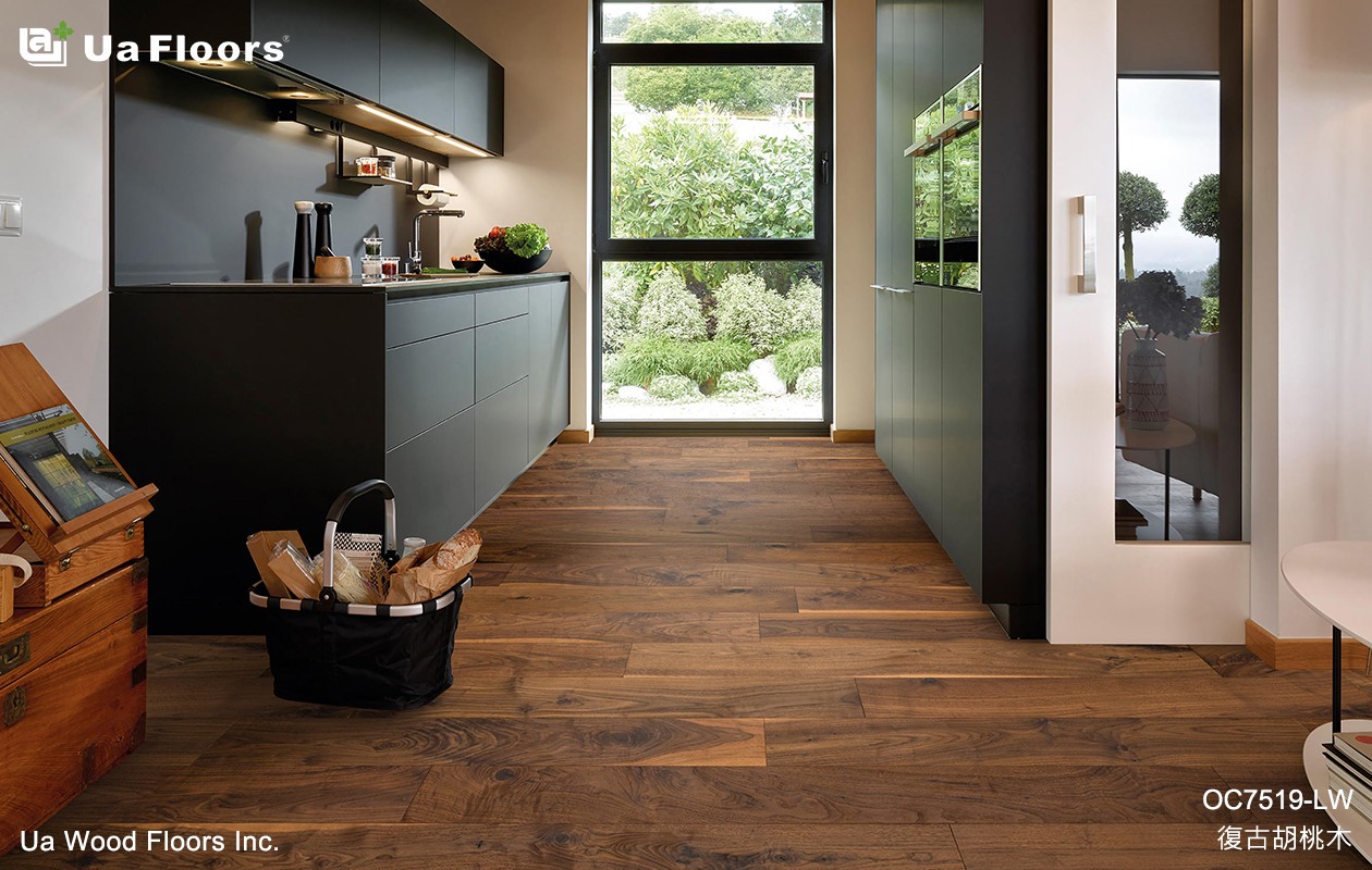 Ua Floors - PRODUCTS|Leathered Walnut Engineered Hardwood Flooring