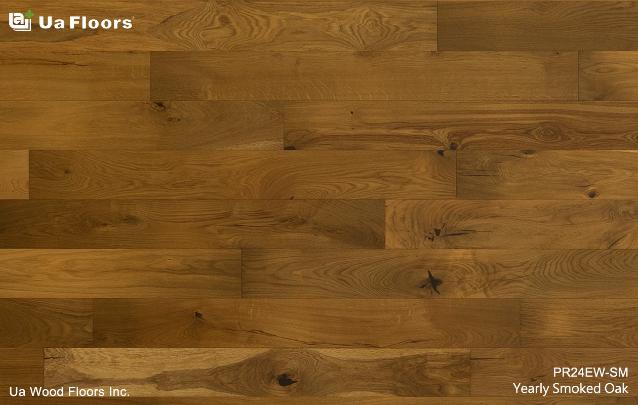 Ua Floors - PRODUCTS|Yearly Smoked Oak Engineered Hardwood Flooring