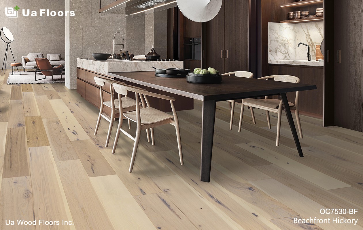 Ua Floors - PRODUCTS|Beachfront Hickory Engineered Hardwood Flooring