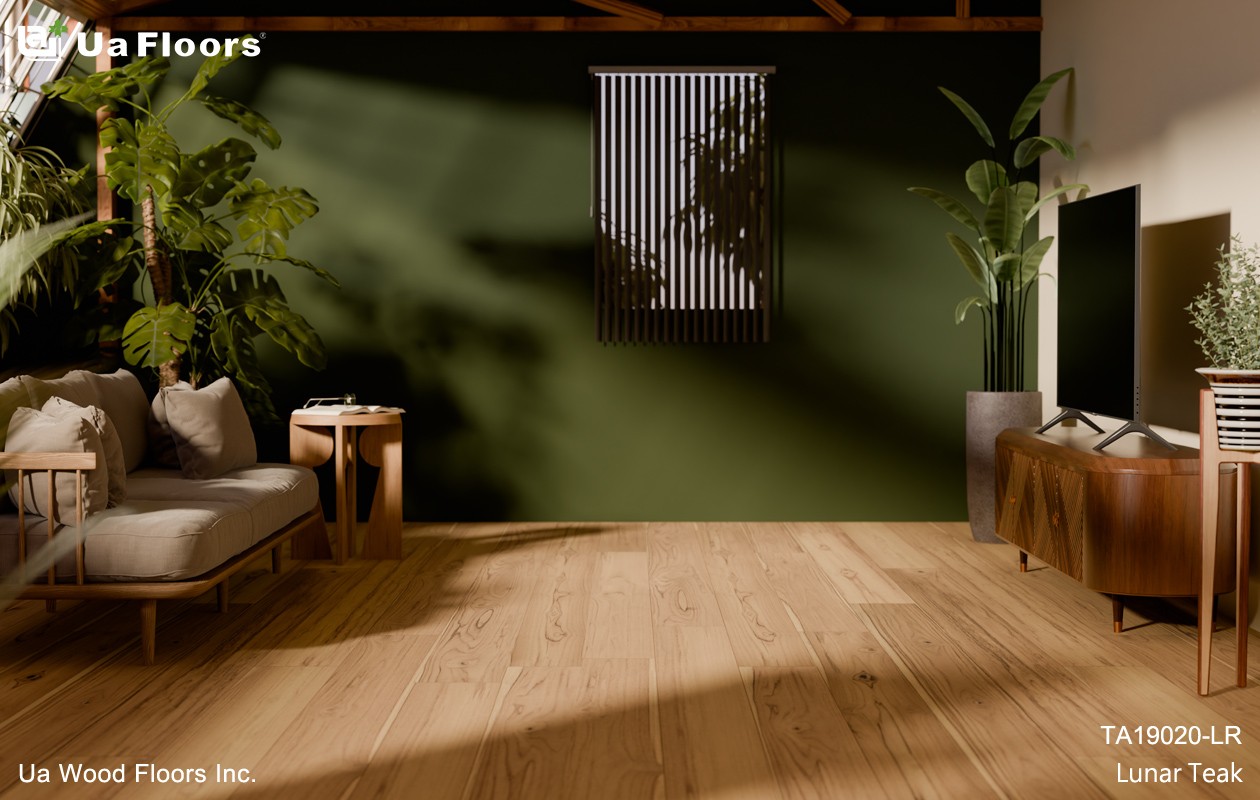 Ua Floors - PRODUCTS|Lunar Teak Engineered Hardwood Flooring